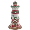 Boutique de Noël Ginger Bread & Candy Shoppe*Gingerbread Lighthouse 13.5" Led