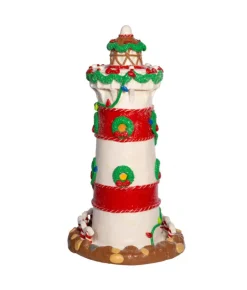 Boutique de Noël Ginger Bread & Candy Shoppe*Gingerbread Lighthouse 13.5