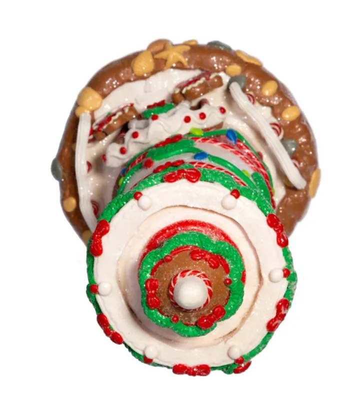 Boutique de Noël Ginger Bread & Candy Shoppe*Gingerbread Lighthouse 13.5" Led