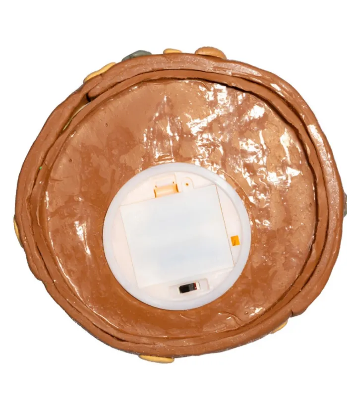 Boutique de Noël Ginger Bread & Candy Shoppe*Gingerbread Lighthouse 13.5" Led