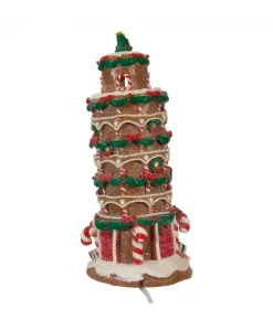 Boutique de Noël Usb & Led*Gingerbread Tower Of Pisa 10