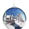 Boutique de Noël Winter Wonderland*Glass Disk Ornament