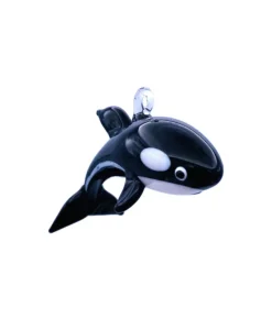 Boutique de Noël Miscellaneous*Glass Orca Whale Ornament