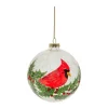 Boutique de Noël Birds & Owls*Glass Ornament, With Cardinal