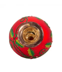 Boutique de Noël Miscellaneous*Glass Santa Treetrop