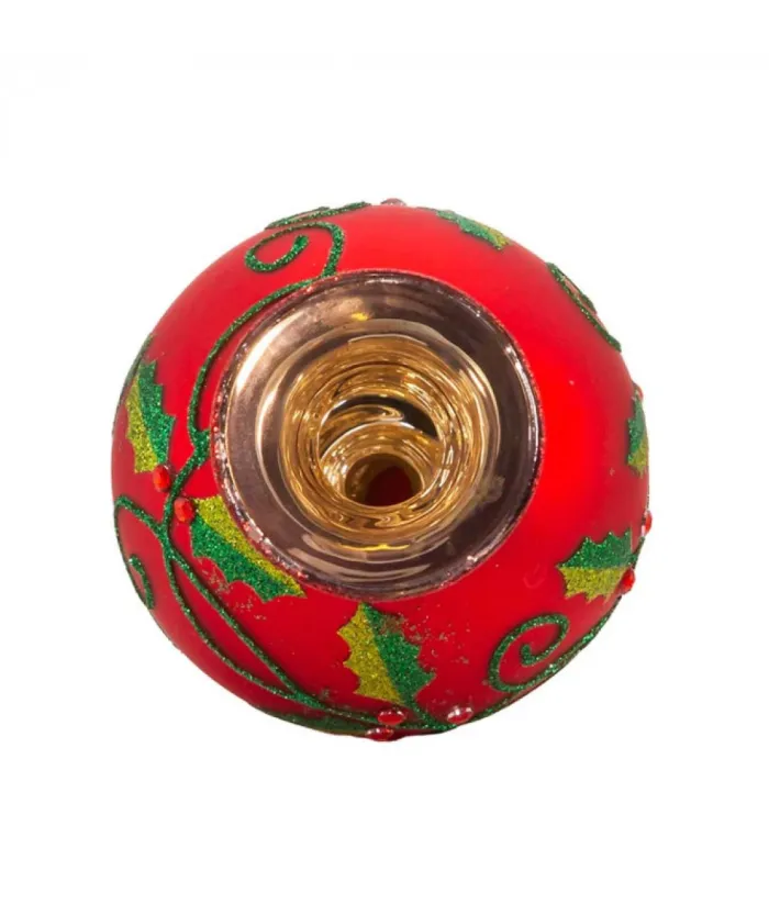 Boutique de Noël Christmas Classics*Glass Santa Treetrop