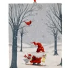 Boutique de Noël Canvas & Winter Scene*Gnome Scene, Wall Decor, Led