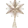 Boutique de Noël Christmas Classics*11"Gold Star Treetop