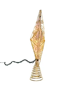 Boutique de Noël Stars & Tree Toppers*Golden Star Tree Top