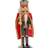 Boutique de Noël Ballet & Nutcrackers*Green Nutcracker With Red Cape 15" Tall