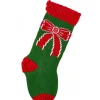 Boutique de Noël Stockings*Green Stocking With Bow