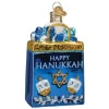 Boutique de Noël Religion*Happy Hanukkah Glass Ornament
