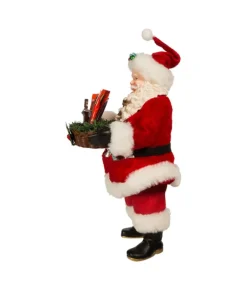 Boutique de Noël Angels & Santas*Hershey Santa With Basket