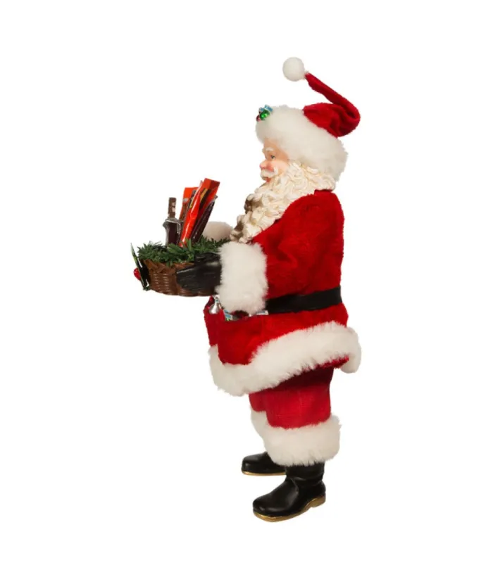 Boutique de Noël Angels & Santas*Hershey Santa With Basket