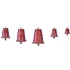 Boutique de Noël Christmas Classics*Home Decor, Five Scandinavian Style Bells, From 9" To 3"