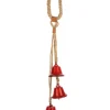 Boutique de Noël Rustic*Home Decor, Red Bell Door Hanger, Measures 22" Long