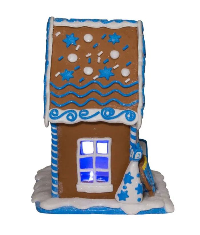 Boutique de Noël Usb & Led*Home Decoration, Hanukka Home, Measures 7 Inches, Led Illumination