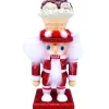 Boutique de Noël Mom'S Kitchen & Bakery*Ice Cream Theme Red Nutcracker, 7.5" Tall