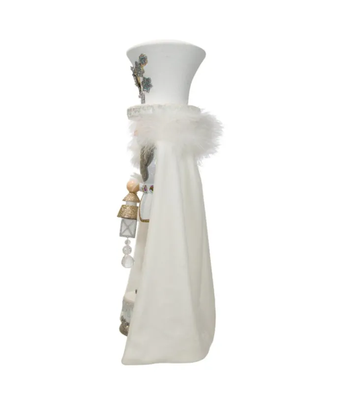 Boutique de Noël Winter Wonderland*Illuminated (Led) Snowflake Nutcracker, 18" Tall