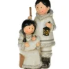 Boutique de Noël Religion*Inuit Holy Family Figurine, 8" Tall