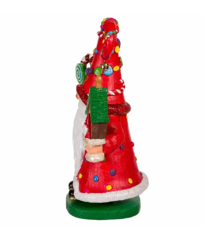 Boutique de Noël Ginger Bread & Candy Shoppe*Jolly Candy Gnome, 10" Tall