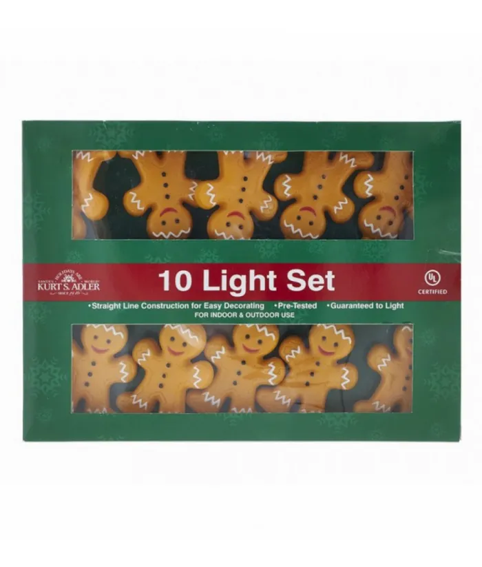 Boutique de Noël Light Sets*10-Light Gingerbread Man Light Set