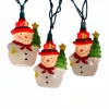 Boutique de Noël Light Sets*10-Light Snowman With Christmas Tree Light Set