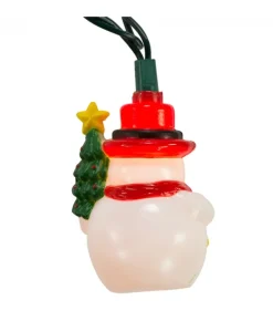 Boutique de Noël Light Sets*10-Light Snowman With Christmas Tree Light Set