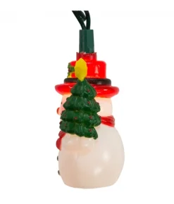 Boutique de Noël Light Sets*10-Light Snowman With Christmas Tree Light Set