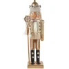 Boutique de Noël Rustic*Macrame Nutcracker, 15" Tall