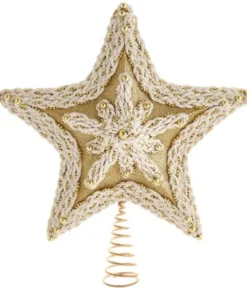 Boutique de Noël Rustic*Macrame Star Tree Top