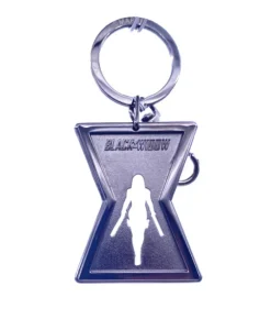 Boutique de Noël Marvel*Marvel Comics Superheroes, Collectible Keyring, Black Widow Icon, In Pewter