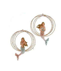 Boutique de Noël Under The Sea*Mermaid In Ring Ornament