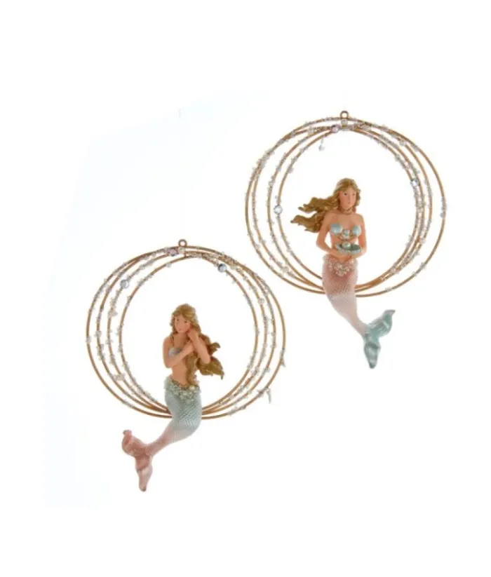 Boutique de Noël Under The Sea*Mermaid In Ring Ornament