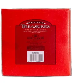 Boutique de Noël Christmas Classics*Mini Glass Ornaments, Varied Colours, 9 Per Box