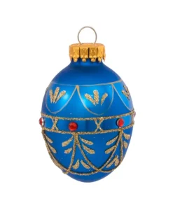 Boutique de Noël Glass Ball Boxes*45Mm Miniature Decorative Egg Glass Ornaments