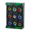 Boutique de Noël Christmas Classics*45Mm Miniature Multicolored Glass Reflector Ornaments