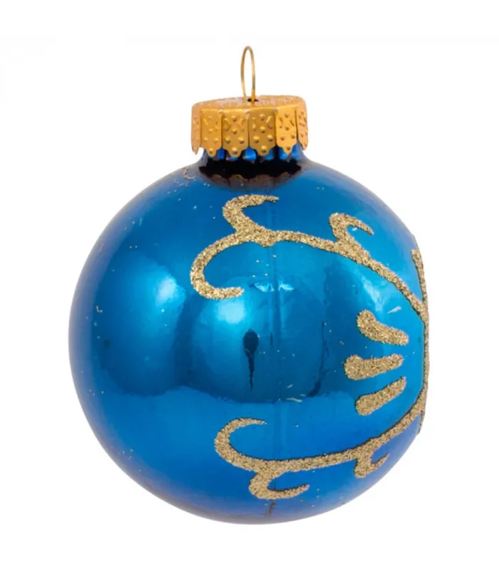 Boutique de Noël Glass Ball Boxes*60Mm Multicolored Glass Reflector Ornaments