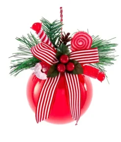 Boutique de Noël Miscellaneous*100Mm Red Ball W/Bow