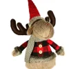 Boutique de Noël Enchanted Forest*10"Moose,Plaid Jacket