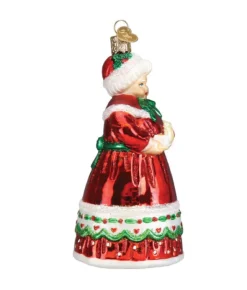 Boutique de Noël Family & Friends*Mrs. Claus Glass Ornament, Teapot And Cup In Hand