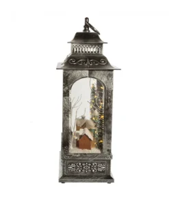 Boutique de Noël Rustic*Musical Christmas Village Lantern