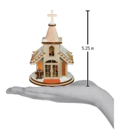 Boutique de Noël Nordic Villages*Nativity Chapel Ornament