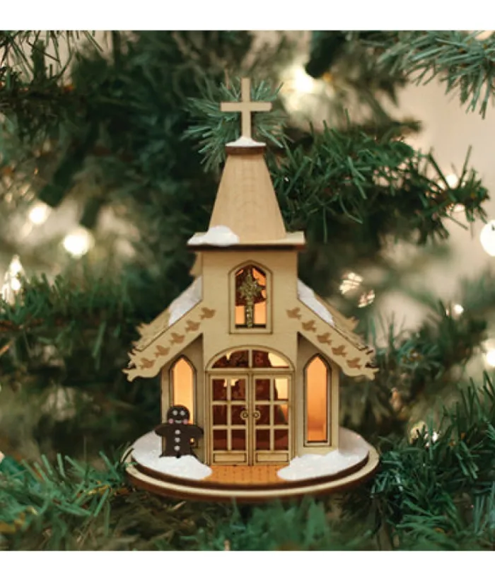 Boutique de Noël Religion*Nativity Chapel Ornament