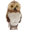 Boutique de Noël Birds & Owls*Natural Owl Ornament