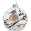 Boutique de Noël Enchanted Forest*Ornamant, Glass Ball, Tufted Titmouse