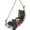 Boutique de Noël Enchanted Forest*Ornament, Bear On Birch Branch With Honey.