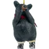 Boutique de Noël Enchanted Forest*Ornament, Black Bear On Skates