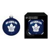 Boutique de Noël Collections*Ornament, Blown Glass Ball, Nhl Toronto Maple Leafs