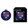 Boutique de Noël Miscellaneous*Ornament, Blown Glass, Nhl/Montreal Habs "Go Habs Go"